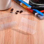 40PCS Acrylic Sign Display Holder - Clear Price Tag Name Card Label Stand Bracket
