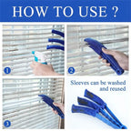 1/3/5PCS Window Blind Cleaner Brush – Microfiber Venetian Blinds Dust Cleaner Tool