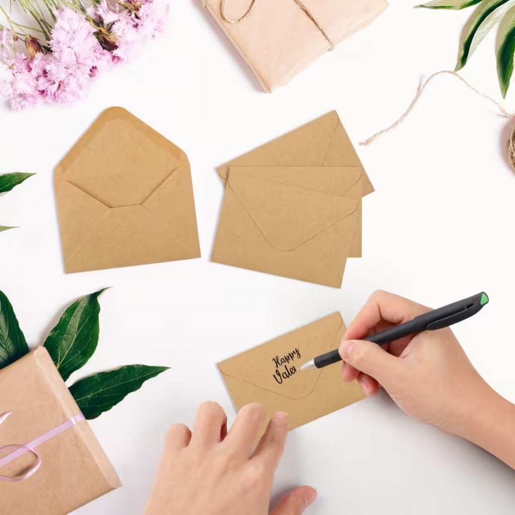 100 Pack Mini Gift Card Envelopes – Small Paper Envelopes for Wedding, Party and Birthday Gifts