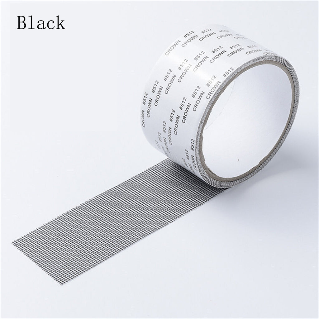 2 Rolls Window Screen Repair Tape Self-Adhesive Fly Screen Patch Door Mesh Fix