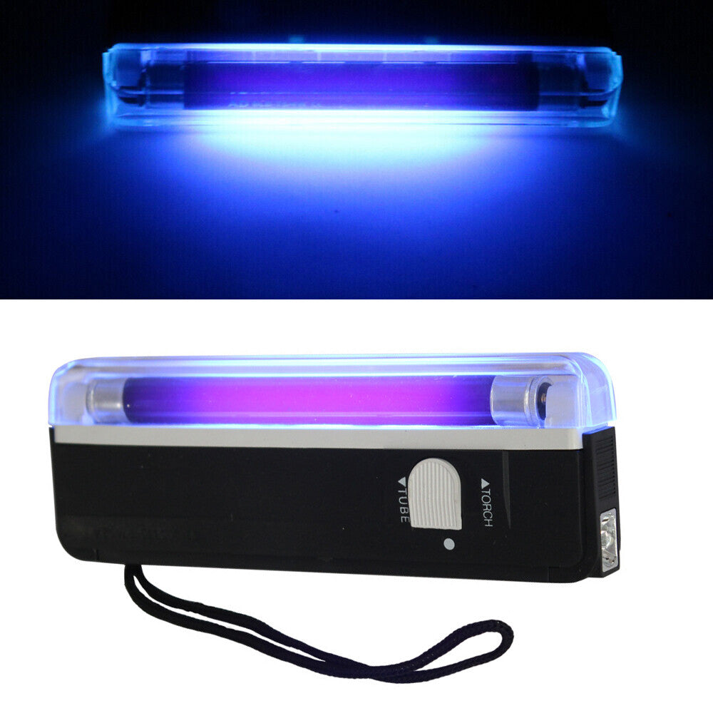 Portable UV Black Light Torch – LED Handheld Blacklight Money Detector