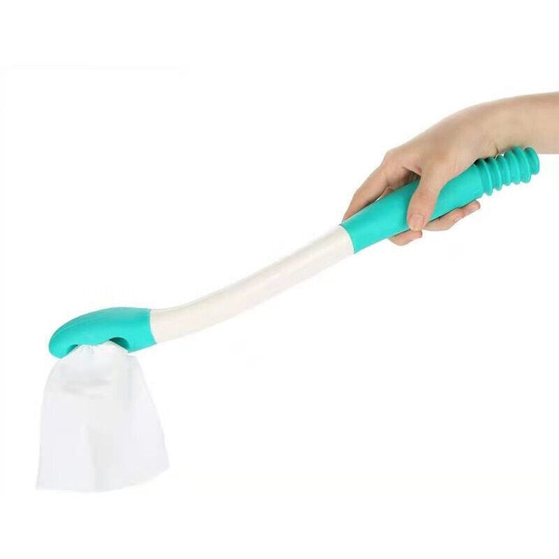 Bottom Wiper Toilet Aid Long Reach Tissue Wiping Assist for Elderly Disabled Mobility Support