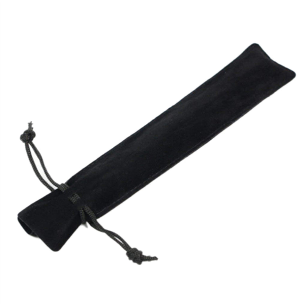 100PCS Velvet Pen Pouch Drawstring Pen Gift Bag Single Pen Packaging Case