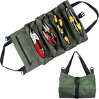 2pcs Roll Up Tool Bag Organizer – Multi-Pocket Wrench Pouch Portable Hanging Tool Storage (47×28cm)