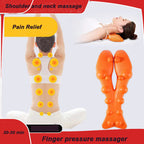 Trapezius Trigger Point Massager – Neck & Shoulder Pain Relief Acupressure Tool