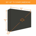 Waterproof Outdoor TV Cover – Dustproof Protector for 30–65 Inch Televisions