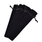 100PCS Velvet Pen Pouch Drawstring Pen Gift Bag Single Pen Packaging Case