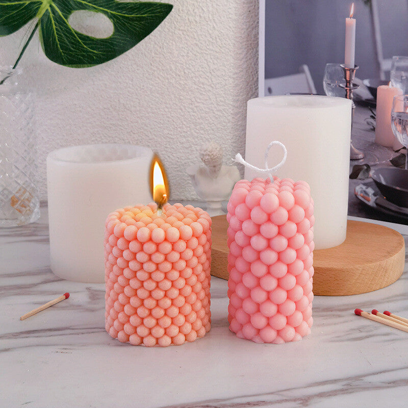 DIY Candle Silicone Mold - 3D Wax Soap Perfume Candle Making Mould in 2 Styles
