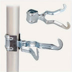 2PCS Silver Tent Light Hanging Hooks - Iron Clip Holder Lamp Hooks for Camping and Canopy Use