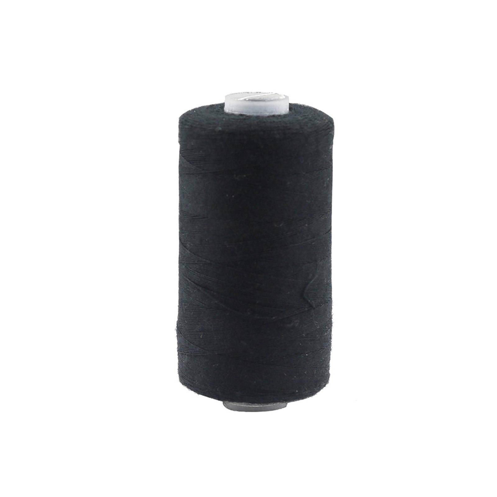 8pcs Polyester Sewing Thread Spools 500m | Black & White Quilting Embroidery Thread Set