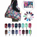 5Pcs Random Grocery Storage Handbag Foldable Key Chain Tote Pouch Shopping Bags