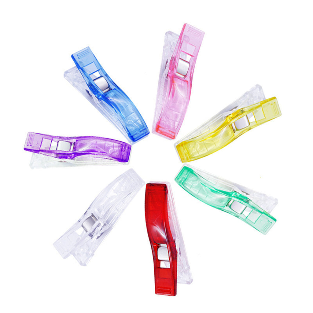 300 Pack Wonder Clips for Sewing Quilting and Crafts – Multi Color Fabric Clips 56mm