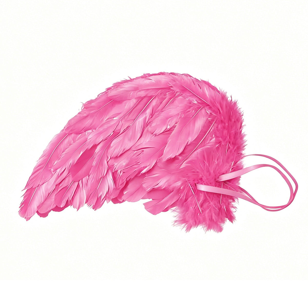 Pink Feather Angel Fairy Wings Kids Fancy Costume Props Masquerade Halloween AU