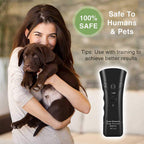 Ultrasonic Dog Bark Control Device Anti Bark Trainer Repeller Portable Training Tool