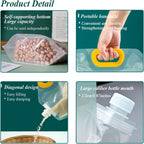 10pack Cereals Grain Moisture-proof Sealed Bag Transparent Grain Storage Bag AUS