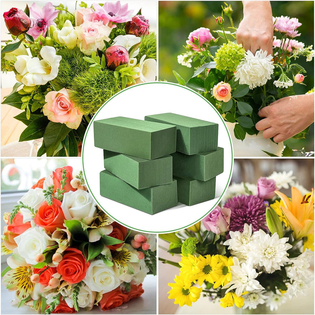 10pcs Floral Foam Bricks Wet & Dry | Florist Foam Blocks for Flower Arrangements