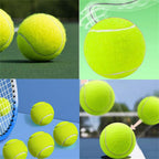 3PCS Tennis Trainer Replacement Balls with String Practice Training Balls