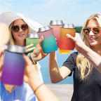 8-32PCS Slim Can Cooler Sleeves Neoprene Drink Can Cup Covers Assorted Colours