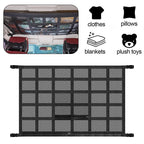 2pcs Car Ceiling Storage Net 90x65cm | Universal Roof Cargo Mesh Bag Organizer