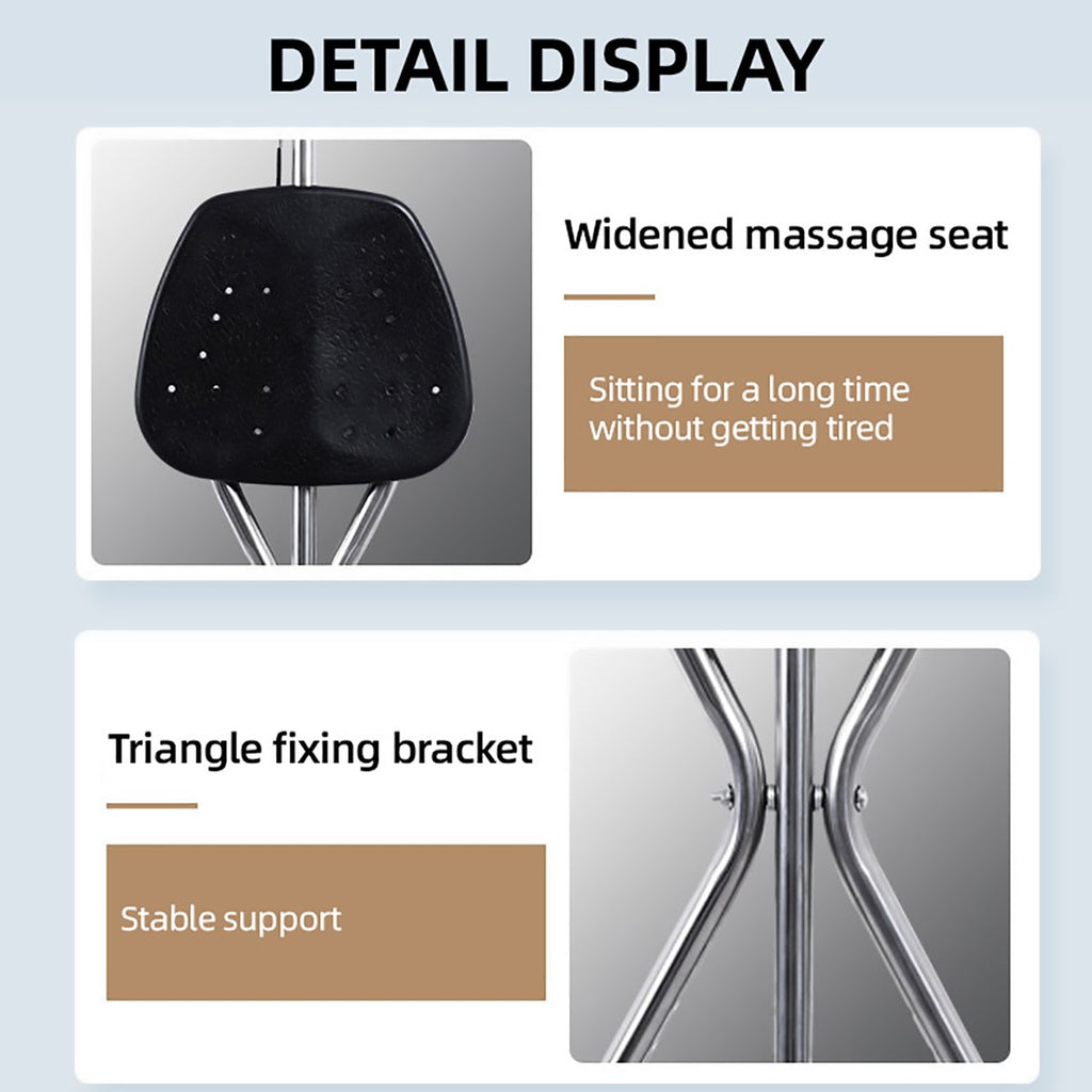 Foldable Seat Cane with Tripod Chair Portable Walking Stick Seat Outdoor Travel Mobility Aid