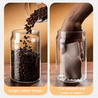 Vacuum Glass Coffee Bean Storage Jar – Airtight Sealed Container 900ml / 1800ml