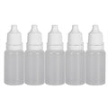 100 Pack 5ml Empty Plastic Dropper Bottles – Clear Squeezable Liquid Containers for Oils, Paints and DIY Use