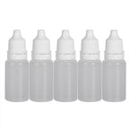 100 Pack 5ml Empty Plastic Dropper Bottles – Clear Squeezable Liquid Containers for Oils, Paints and DIY Use
