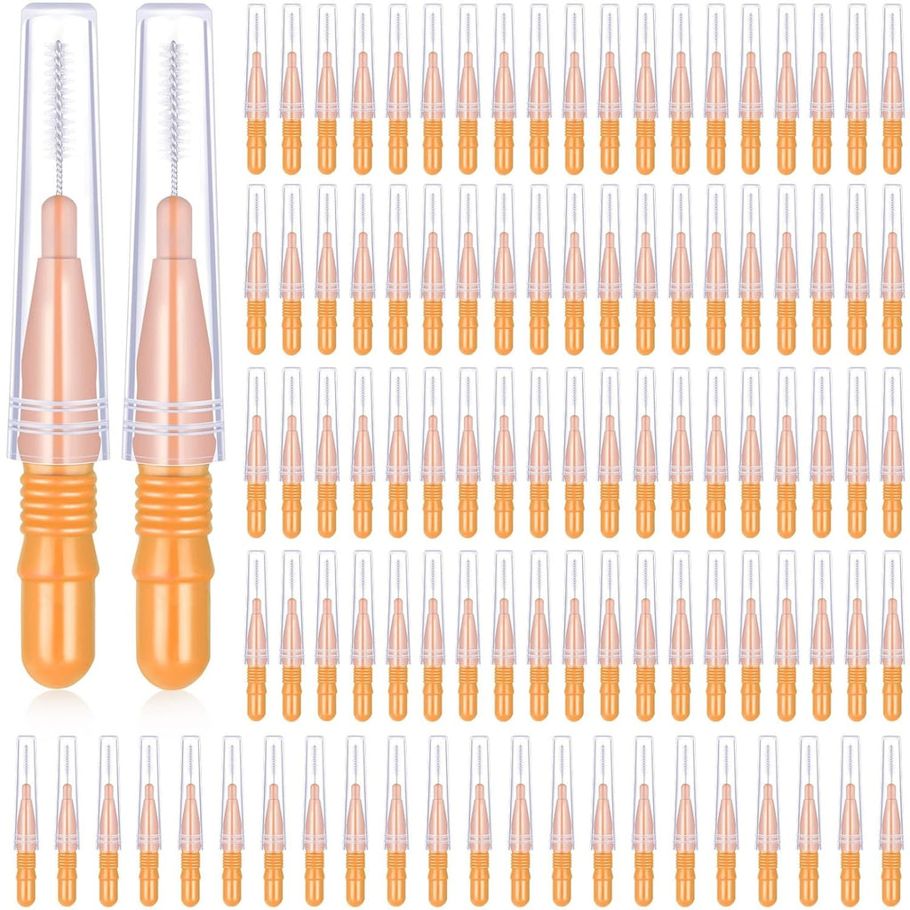 180PCS Interdental Brush Floss Sticks – 3 Size Teeth Cleaning Toothpick Brushes for Oral Care