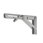 2pcs 10-Inch Folding Table Brackets | Heavy Duty Stainless Steel Wall Shelf Support