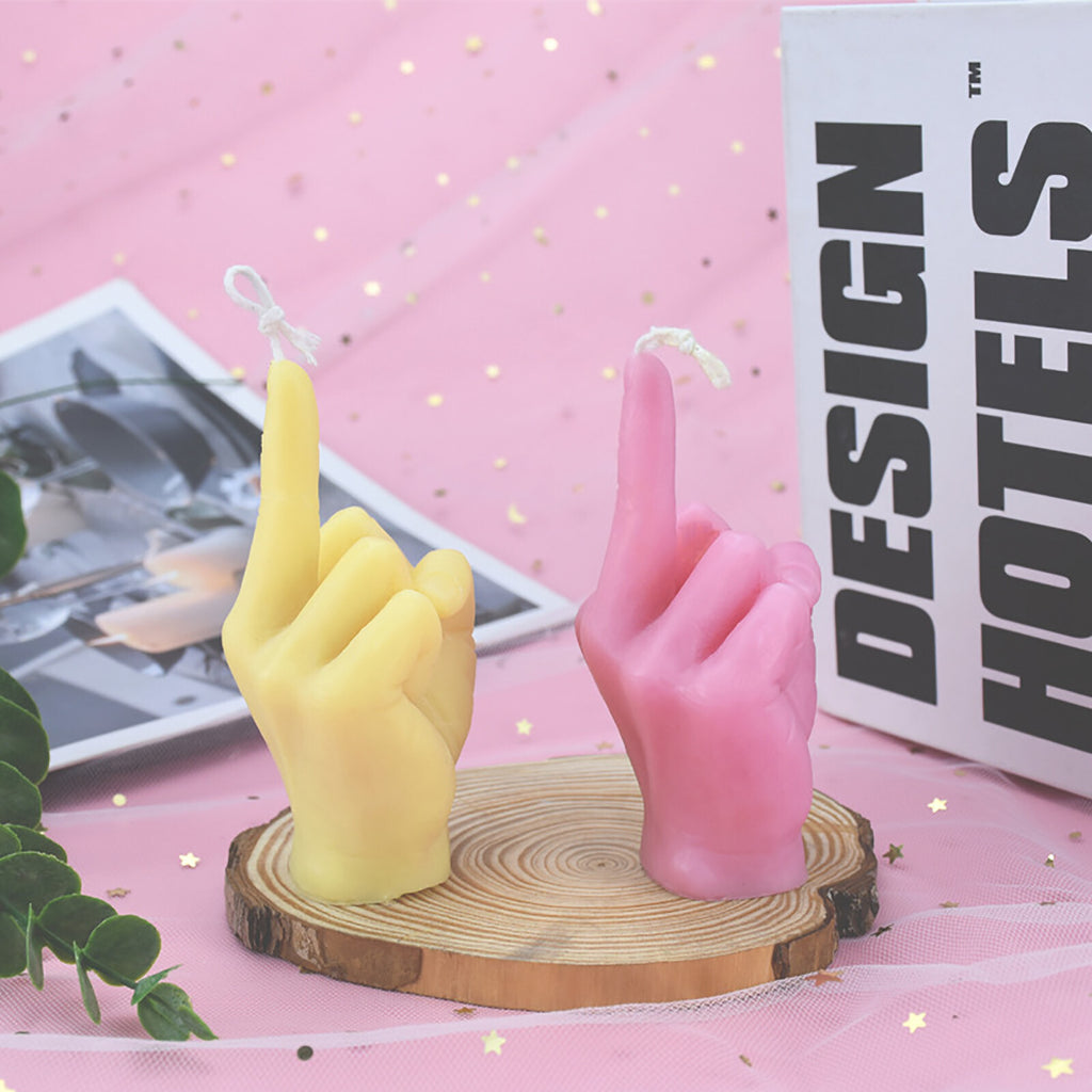 3D Gesture Candle Silicone Mold - DIY Aromatherapy Candle and Plaster Mould