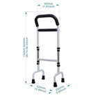 Adjustable Lift Assist Handle Elderly Bedside Toilet Safety Rail Non-Slip Mobility Support