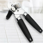 2PCS Stainless Steel Can and Bottle Opener - Manual Heavy Duty 3 in 1 Kitchen Opener