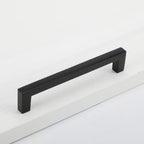 5 Pack Matte Black Cabinet Handles – Stainless Steel Drawer Pulls for Kitchen Cupboards and Doors