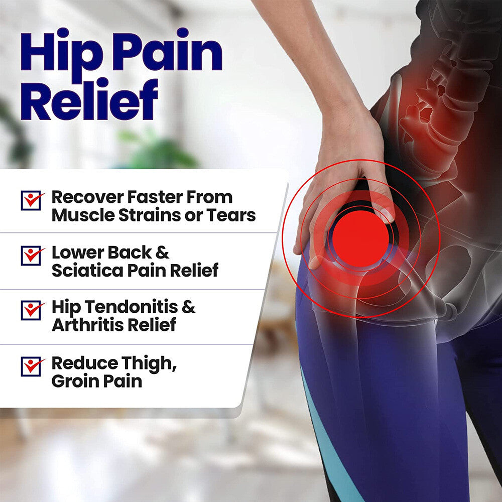 Hip Brace Compression Groin Support Wrap – Sciatica & Thigh Pain Relief (Unisex)
