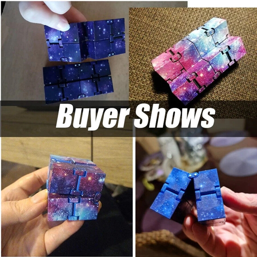 Infinity Cube Fidget Toy – Stress Relief Sensory Puzzle for ADHD & Anxiety