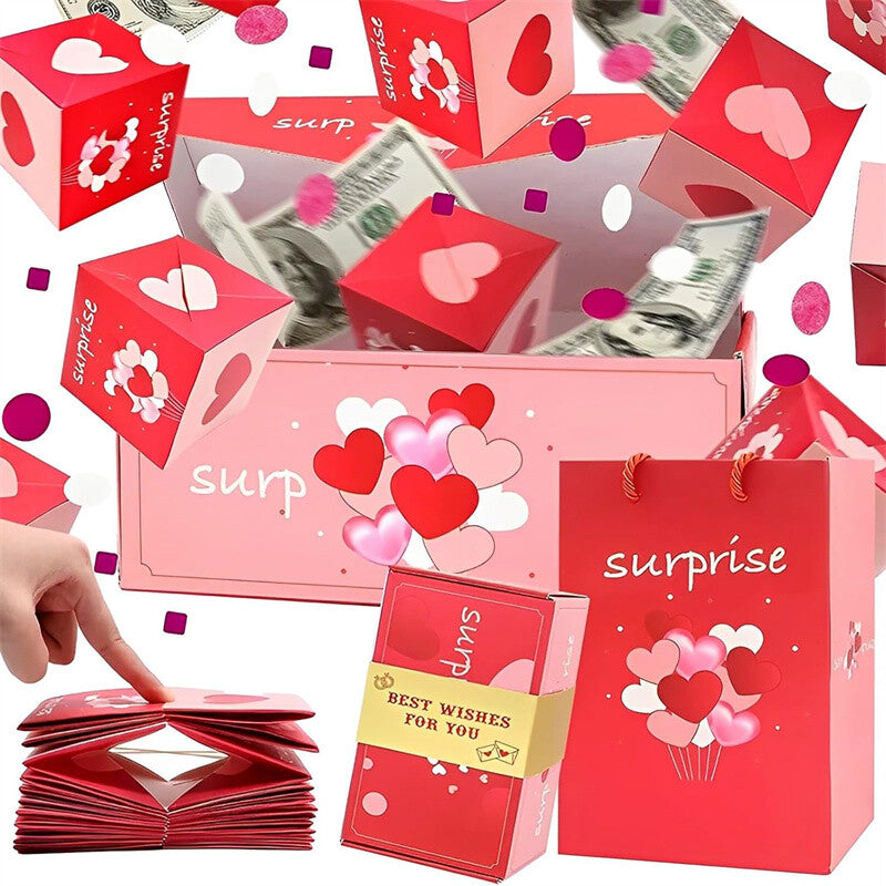 ATM Surprise Money Bounce Box – Folding Jumping Gift Box Birthday Party Surprise
