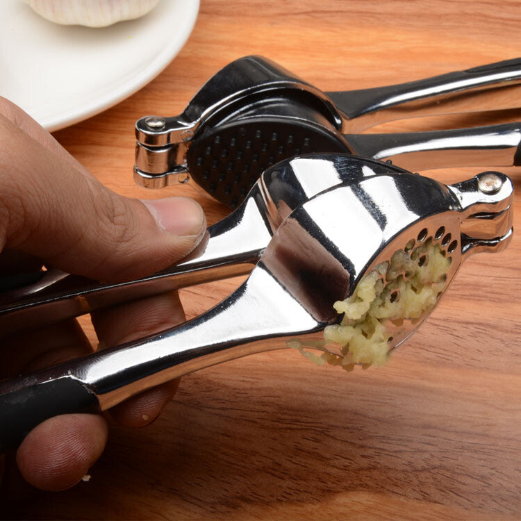 Garlic Press Crusher Stainless Steel Garlic Mincer Ginger Chopper Kitchen Tool