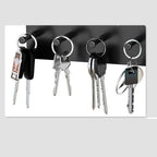 2 Pack Wall Mounted Key Rack Hanger – Modern Key and Coat Holder Organizer for Entryway, Bags and Accessories