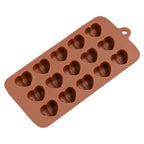4PCS Heart Silicone Mold Set - Love Heart Cake Chocolate Ice Cube Soap Baking Moulds