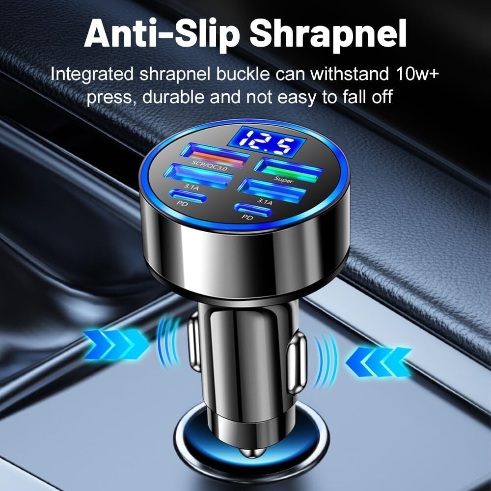 Car charger in a car socket