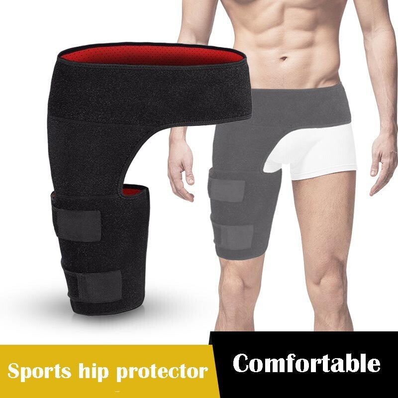 Hip Brace Compression Groin Support Wrap – Sciatica & Thigh Pain Relief (Unisex)