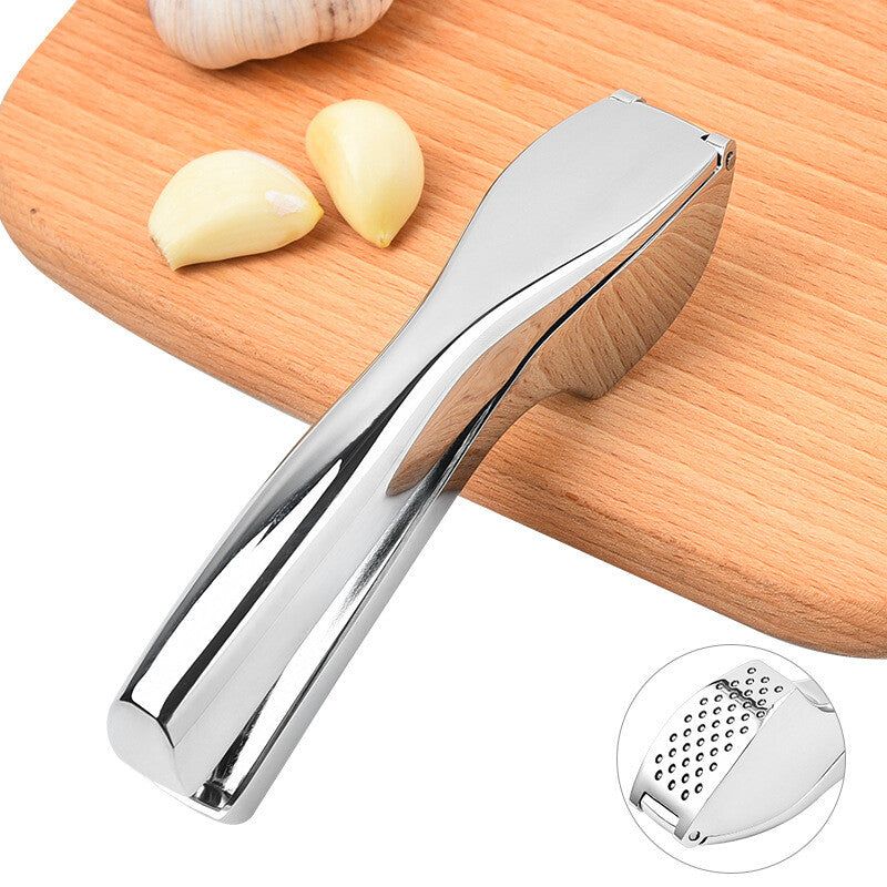 Garlic Press Crusher Stainless Steel Garlic Mincer Ginger Chopper Kitchen Tool