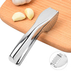 Garlic Press Crusher Stainless Steel Garlic Mincer Ginger Chopper Kitchen Tool