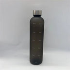 1L Motivational Water Bottle with Time Markings | BPA-Free Tritan Sports Drink Bottle