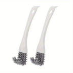 2PCS Kitchen and Barbecue Cleaning Brush Set - Grill Scrubber Scraper Tools for Outdoor and Oven Cleaning