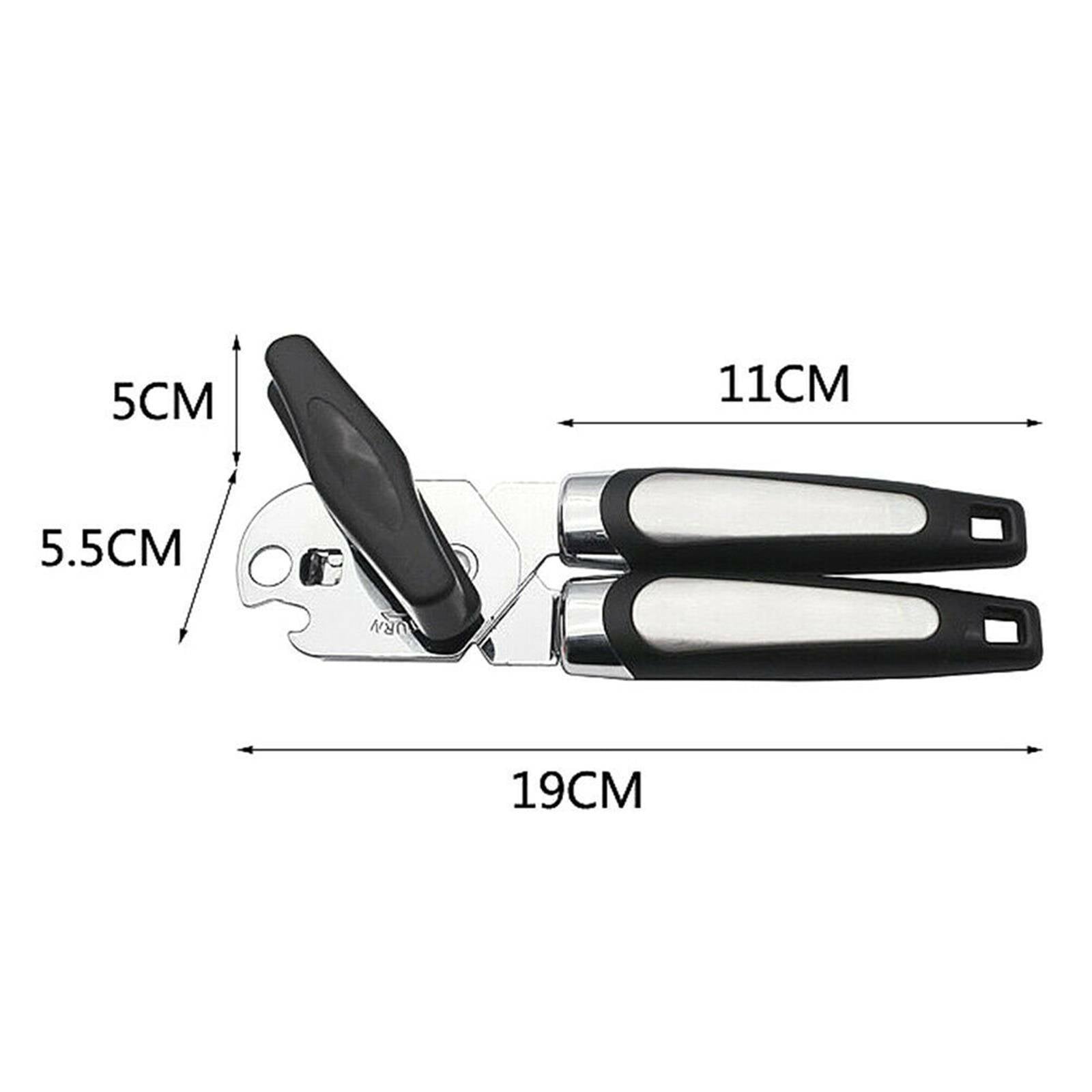 2PCS Stainless Steel Can and Bottle Opener - Manual Heavy Duty 3 in 1 Kitchen Opener