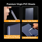 50 Pack 35PT Top Loader Card Holders – Clear Rigid Baseball and Trading Card Protectors