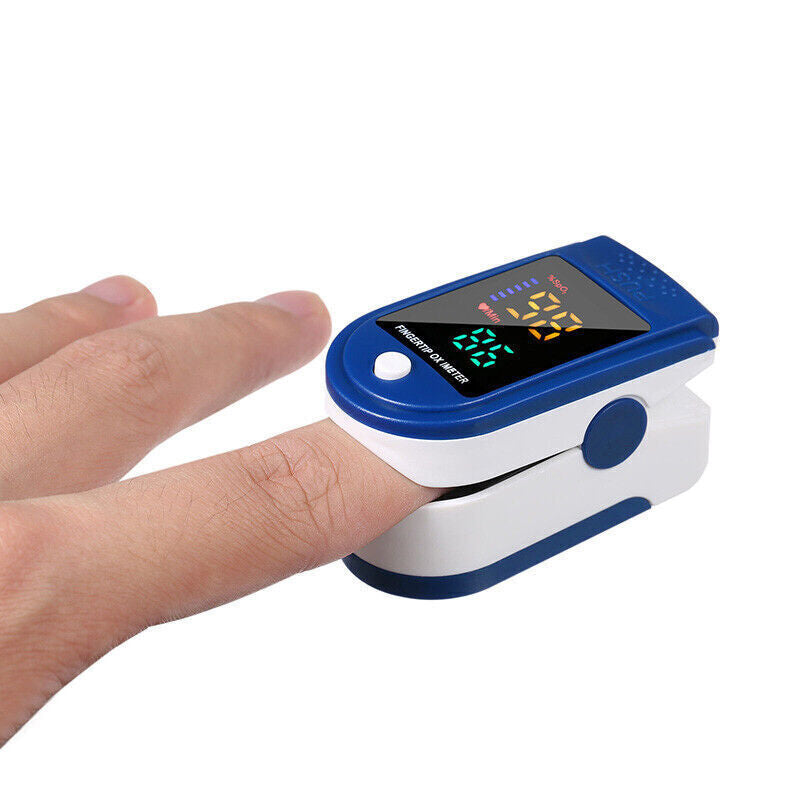 Fingertip Pulse Oximeter – Blood Oxygen Saturation (SpO2) & Heart Rate Monitor