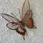 Metal Butterfly Wall Art – Garden Butterfly Wall Decor Outdoor Yard Sculpture
