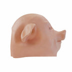 Latex Full Head Pig Mask | Creepy Halloween Animal Cosplay Costume Party Prop